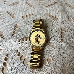 1980’s Disney Gold Sun Burst Watch